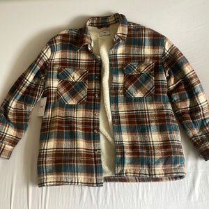 Aritzia TNA Prospect Sherpa Shirt Jacket